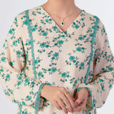 Women's Printed Linen Co-Ord Set - Fawn, Women Co-Ord Set, Chase Value, Chase Value