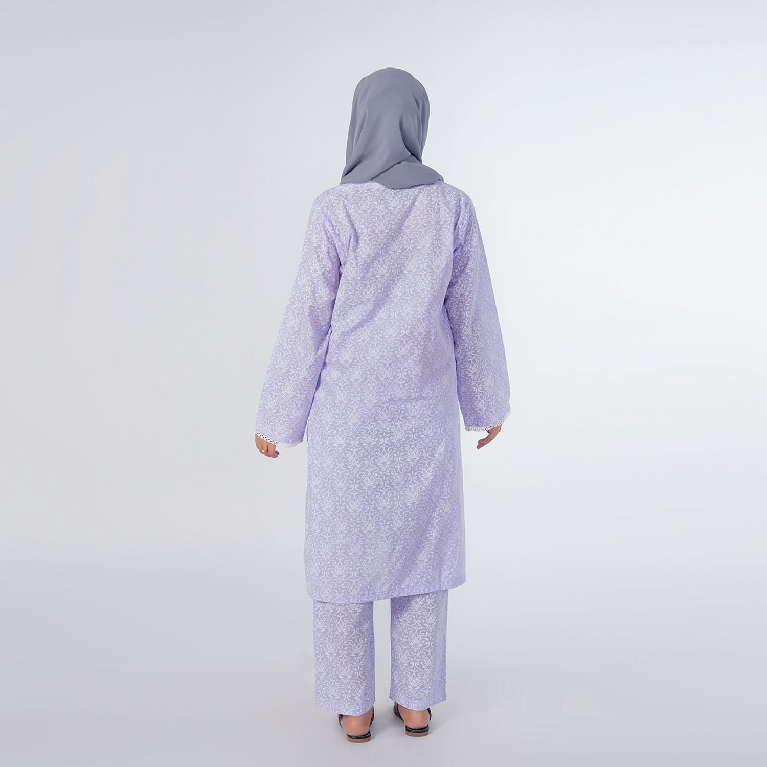 Women's Stitched 2pcs Suit - Purple, Women Shalwar Suits, Chase Value, Chase Value