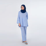 Women's Stripe Western Co-Ord Set - Blue, Women Co-Ord Set, Chase Value, Chase Value