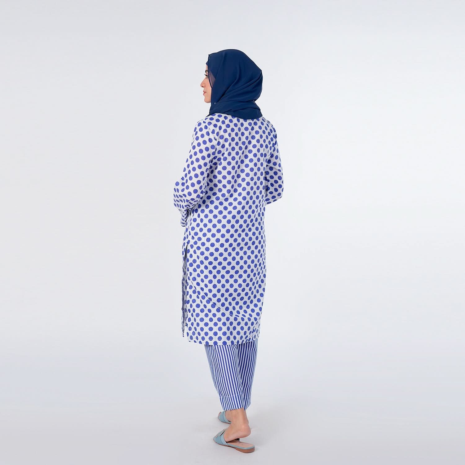 Women's Printed Shalwar Suit - Blue, Women Shalwar Suits, Chase Value, Chase Value
