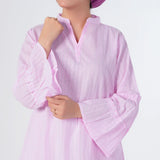 Women's Stripe Western Co-Ord Set - Pink, Women Co-Ord Set, Chase Value, Chase Value