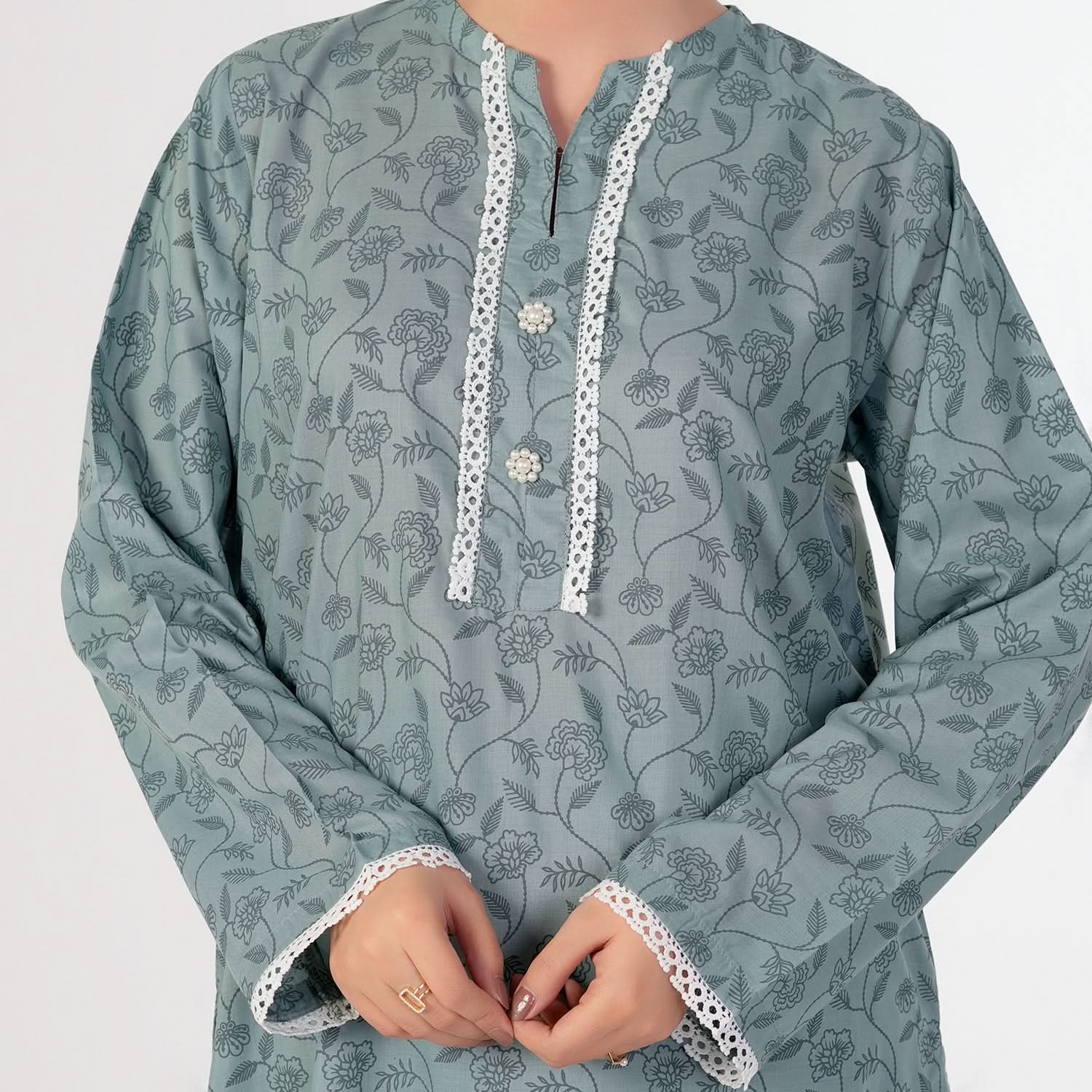 Women's Embroidery Shalwar Suit - Teal, Women Shalwar Suits, Chase Value, Chase Value
