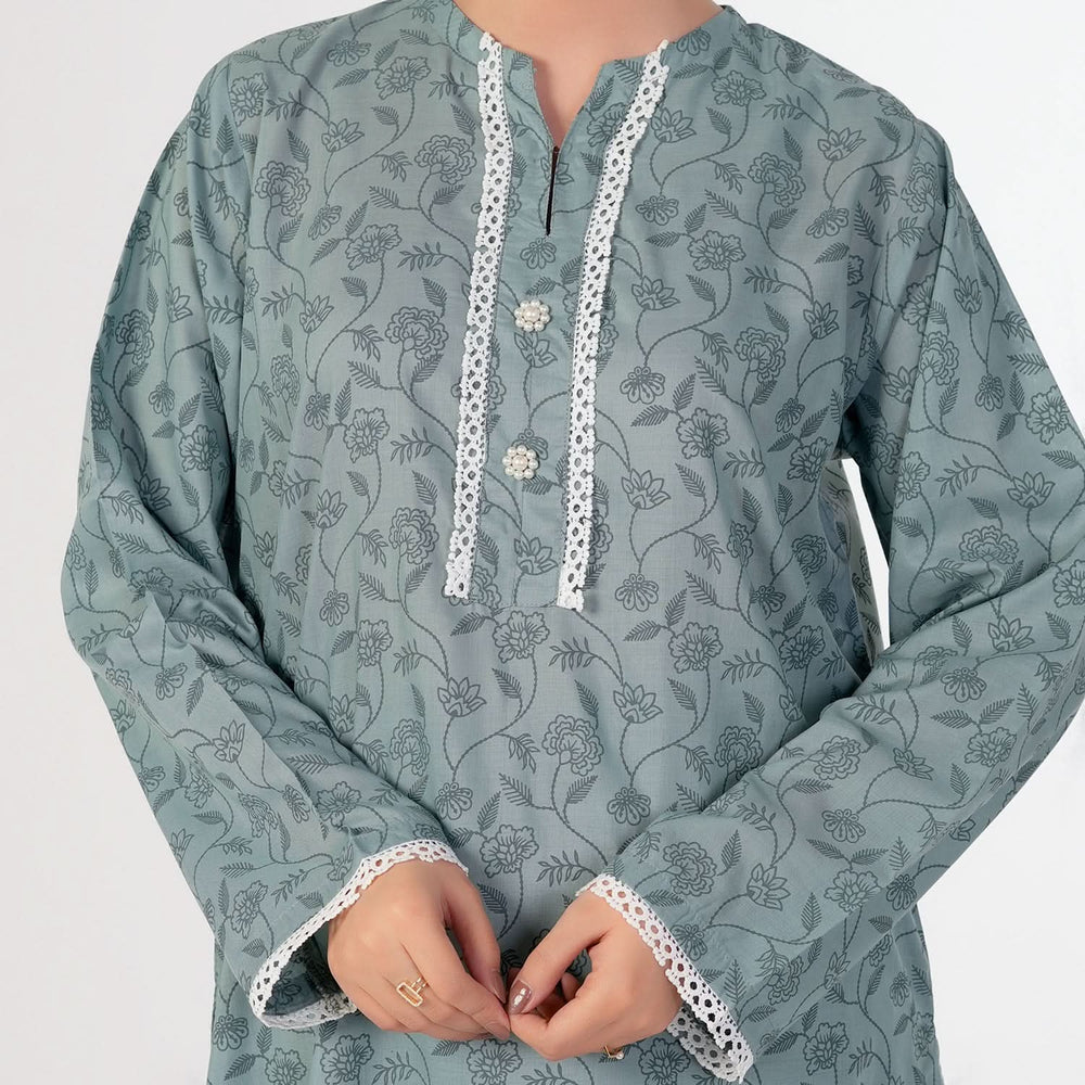 Women's Embroidery Shalwar Suit - Teal, Women Shalwar Suits, Chase Value, Chase Value