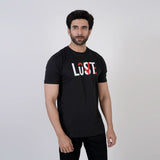 Men's Printed Half Sleeves T-Shirt - Black, Men's T-Shirts & Polos, Chase Value, Chase Value