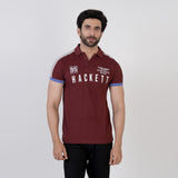 Men's Half Sleeves Polo T-Shirt - Dark Brown, Men's T-Shirts & Polos, Chase Value, Chase Value