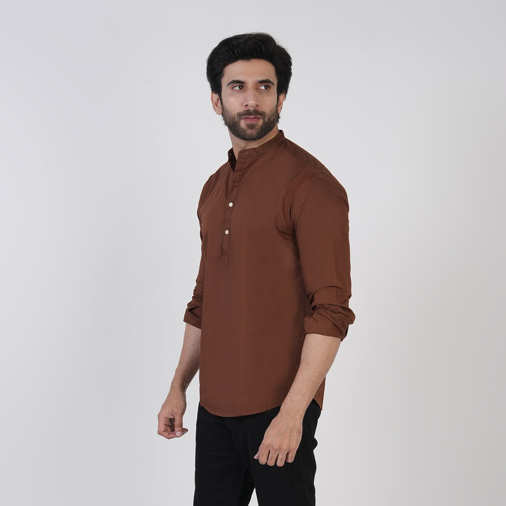 Eminent Men's Casual Plain Shirt - Coffee, Men's Shirts, Eminent, Chase Value
