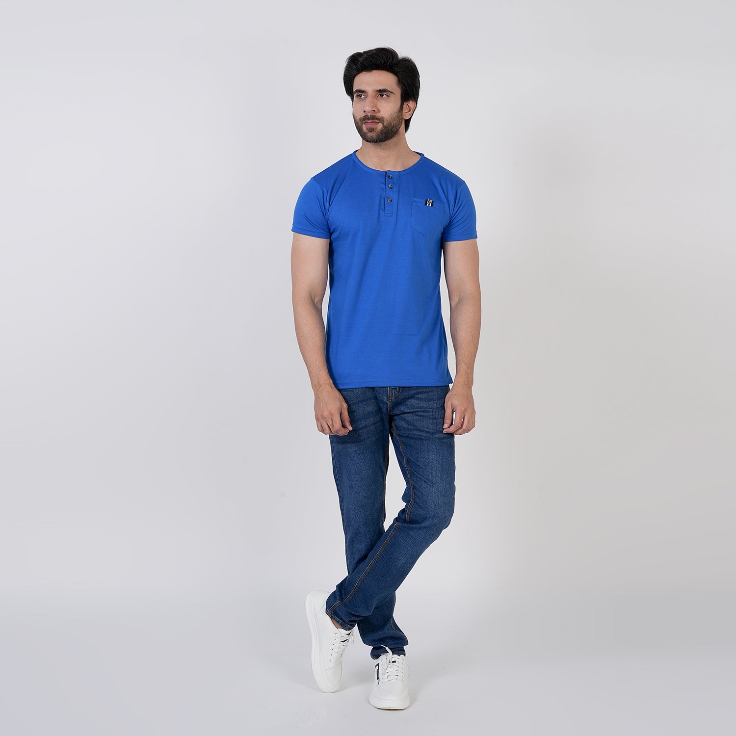 Men's Half Sleeves T-Shirt - Royal Blue, Men's T-Shirts & Polos, Chase Value, Chase Value