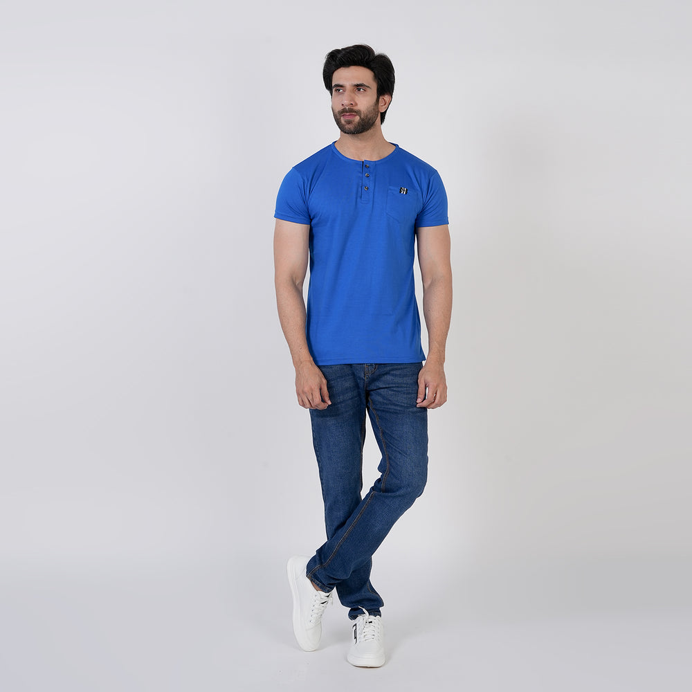 Men's Half Sleeves T-Shirt - Royal Blue, Men's T-Shirts & Polos, Chase Value, Chase Value