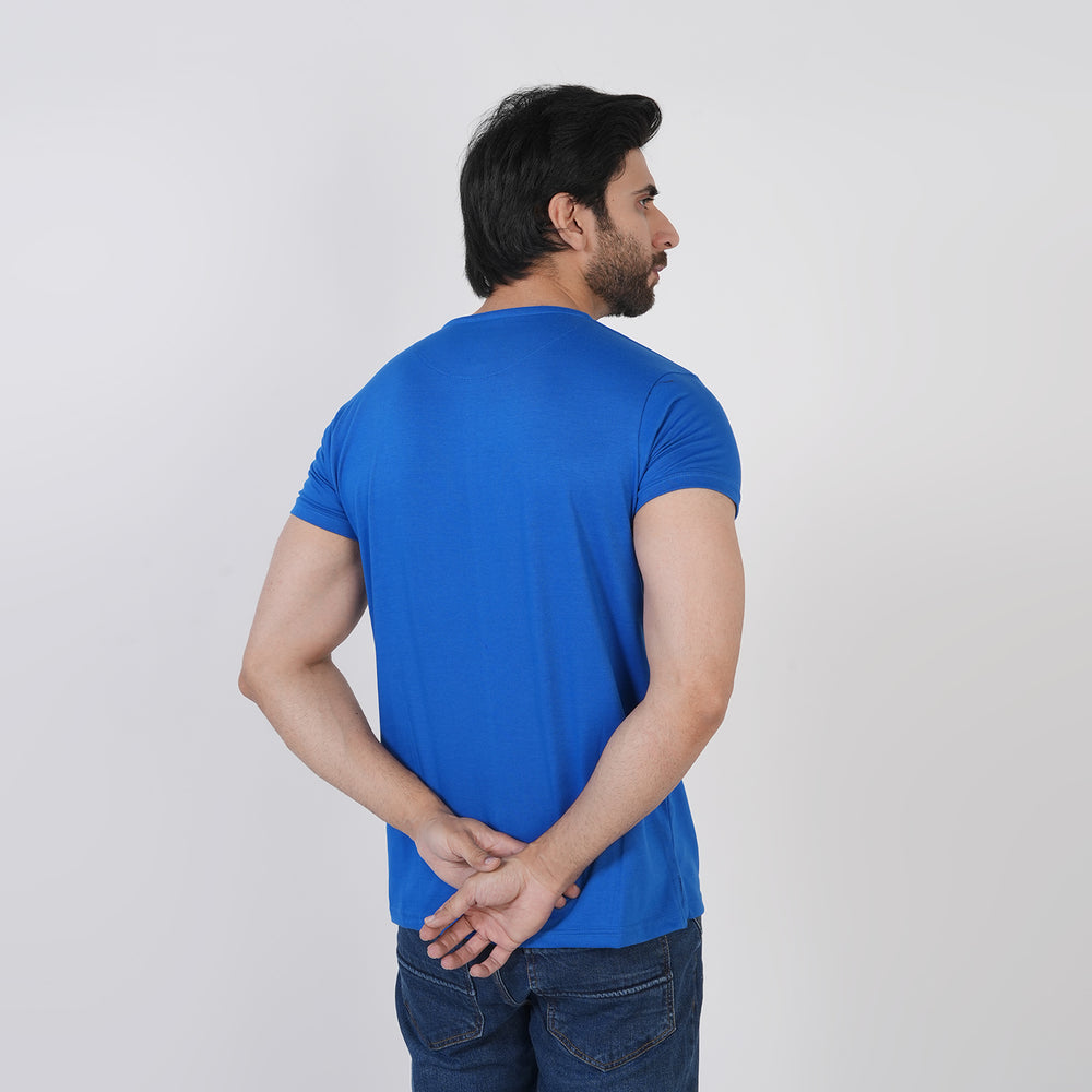 Men's Half Sleeves T-Shirt - Royal Blue, Men's T-Shirts & Polos, Chase Value, Chase Value