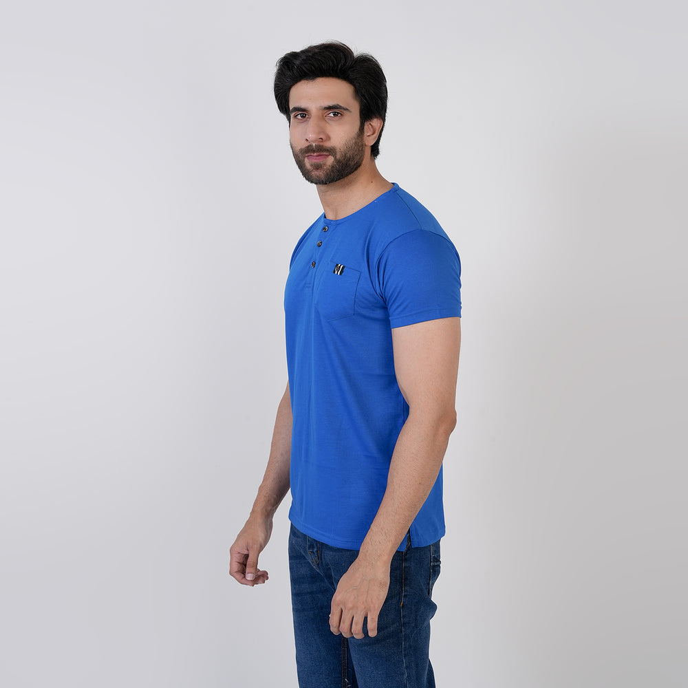 Men's Half Sleeves T-Shirt - Royal Blue, Men's T-Shirts & Polos, Chase Value, Chase Value