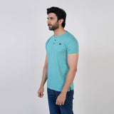 Men's Half Sleeves T-Shirt - Sky Blue, Men's T-Shirts & Polos, Chase Value, Chase Value