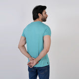 Men's Half Sleeves T-Shirt - Sky Blue, Men's T-Shirts & Polos, Chase Value, Chase Value