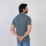 Men's Half Sleeves Polo T-Shirt - Grey, Men's T-Shirts & Polos, Chase Value, Chase Value
