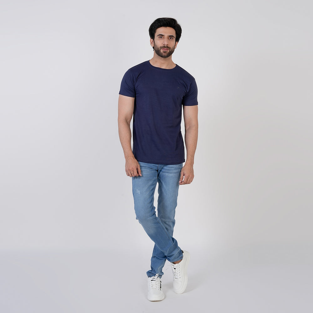 Eminent Men's Half Sleeves T-Shirt - Navy Blue, Men's T-Shirts & Polos, Eminent, Chase Value