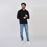 Eminent Men's Front Open Shirt - Black, Men's Shirts, Eminent, Chase Value