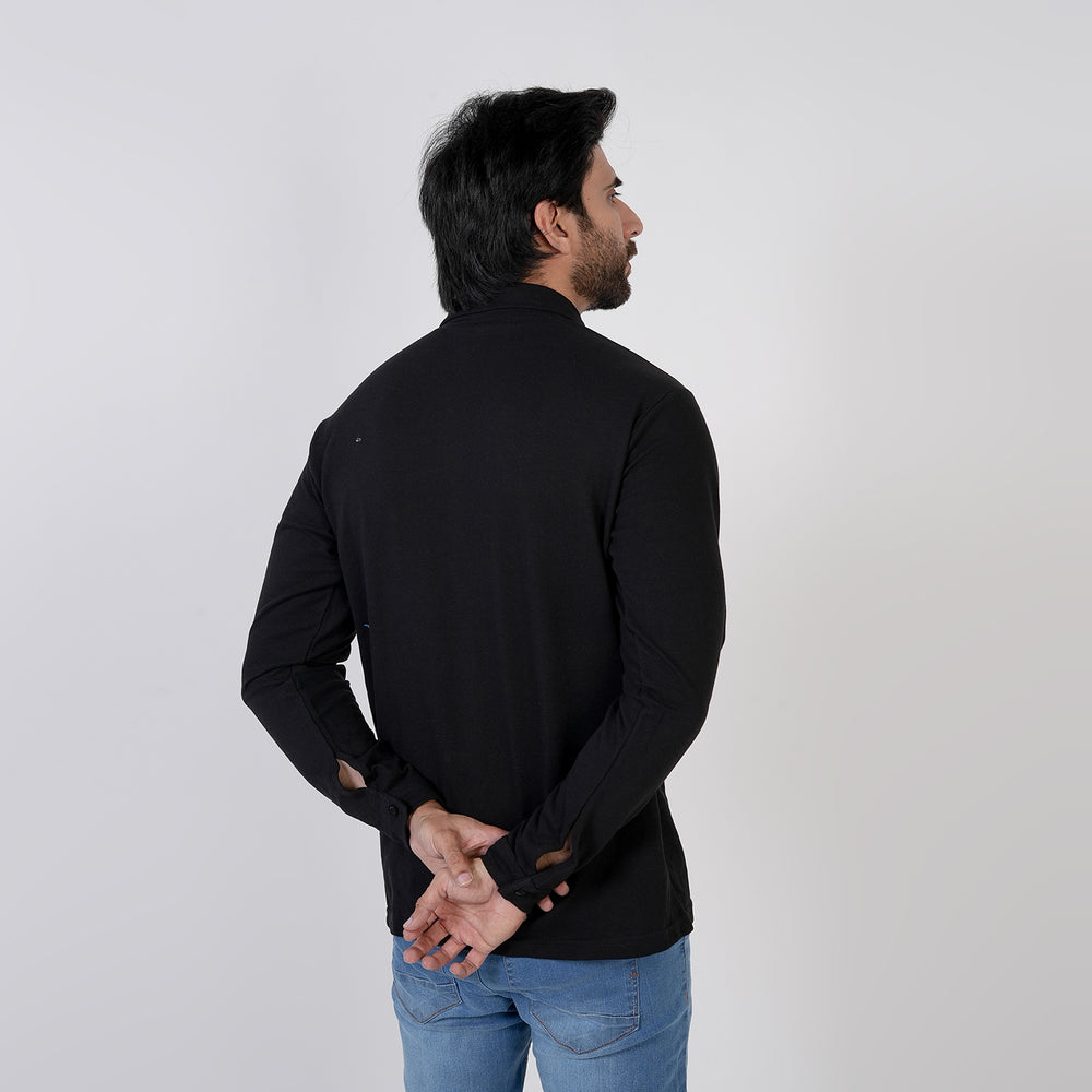 Eminent Men's Front Open Shirt - Black, Men's Shirts, Eminent, Chase Value
