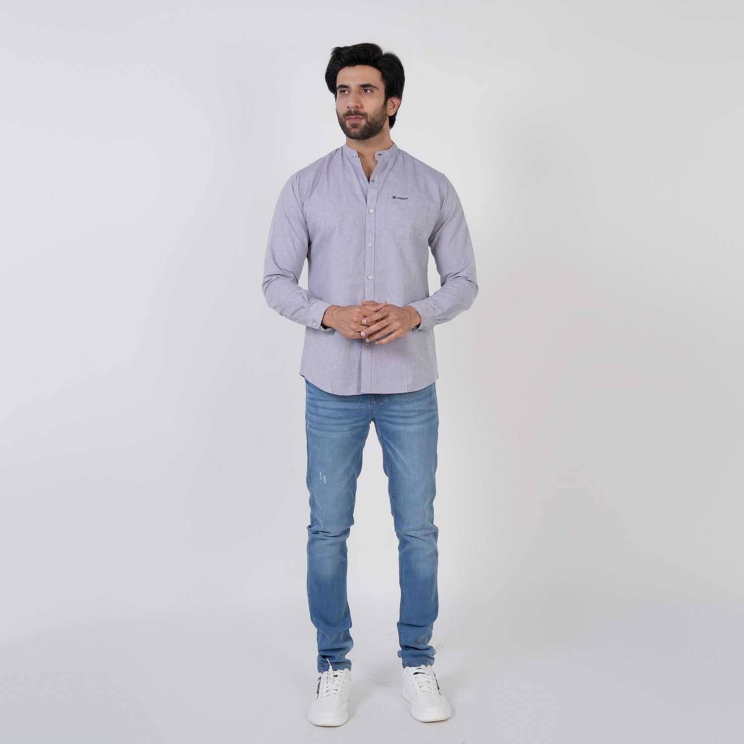 Eminent Men's Casual Chambray Shirt - Grey, Men's Shirts, Eminent, Chase Value