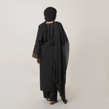 Women's Cotton Embroidered 2Pcs Suit - Black, Women Shalwar Suits, Chase Value, Chase Value