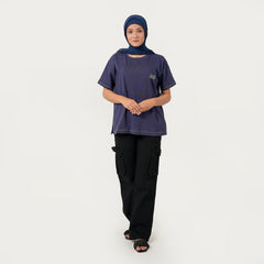 Eminent Women's Half Sleeves T-Shirt - Navy Blue