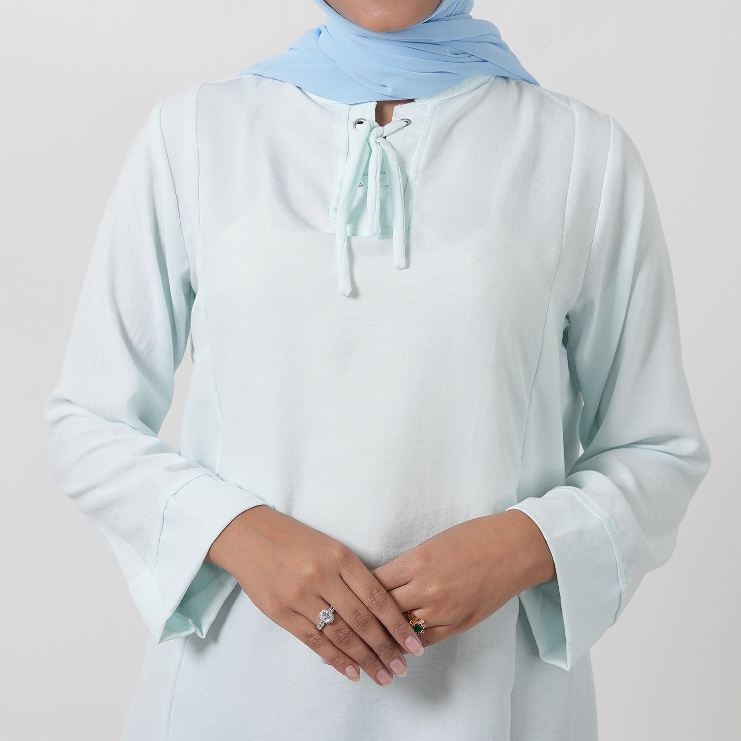 Women's Western Top - Cyan, Women T-Shirts & Tops, Chase Value, Chase Value