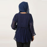 Women's Western Casual Shirt - Navy Blue, Women T-Shirts & Tops, Chase Value, Chase Value
