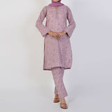 Women's Printed Stitched 2 PCS Suit - Pink, Women Shalwar Suits, Chase Value, Chase Value