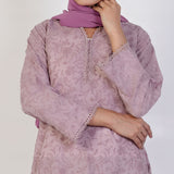 Women's Printed Stitched 2 PCS Suit - Pink, Women Shalwar Suits, Chase Value, Chase Value