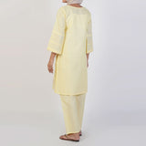 Women's Fancy 2 Pcs Suit - Lemon, Women Shalwar Suits, Chase Value, Chase Value