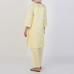 Women's Fancy 2 Pcs Suit - Lemon