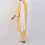 Women's Cotton Embroidered 2Pcs Suit - Yellow, Women Shalwar Suits, Chase Value, Chase Value