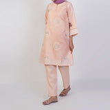 Women's Jacquard Fancy 2Pcs Suit - Peach, Women Shalwar Suits, Chase Value, Chase Value