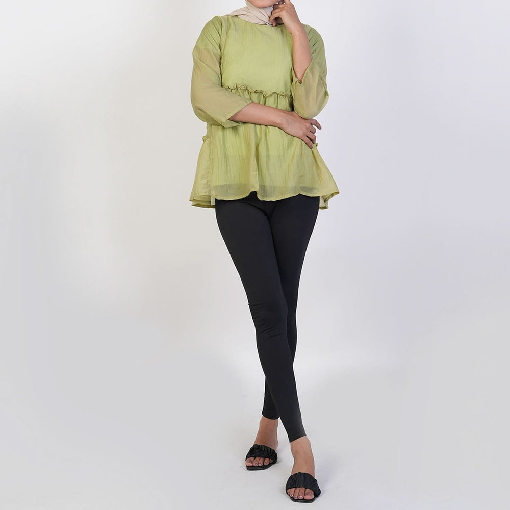 Women's Western Casual Shirt - Green, Women T-Shirts & Tops, Chase Value, Chase Value