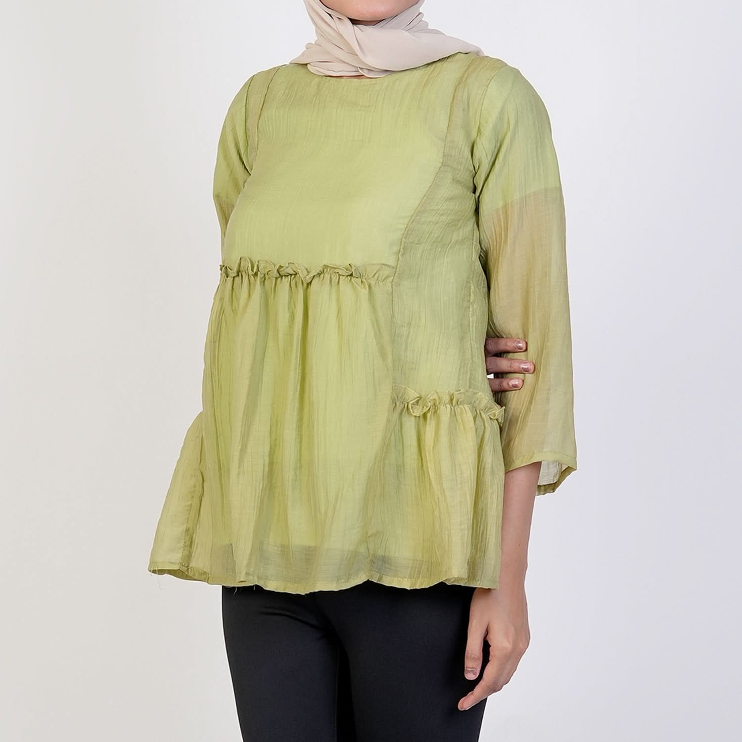 Women's Western Casual Shirt - Green, Women T-Shirts & Tops, Chase Value, Chase Value
