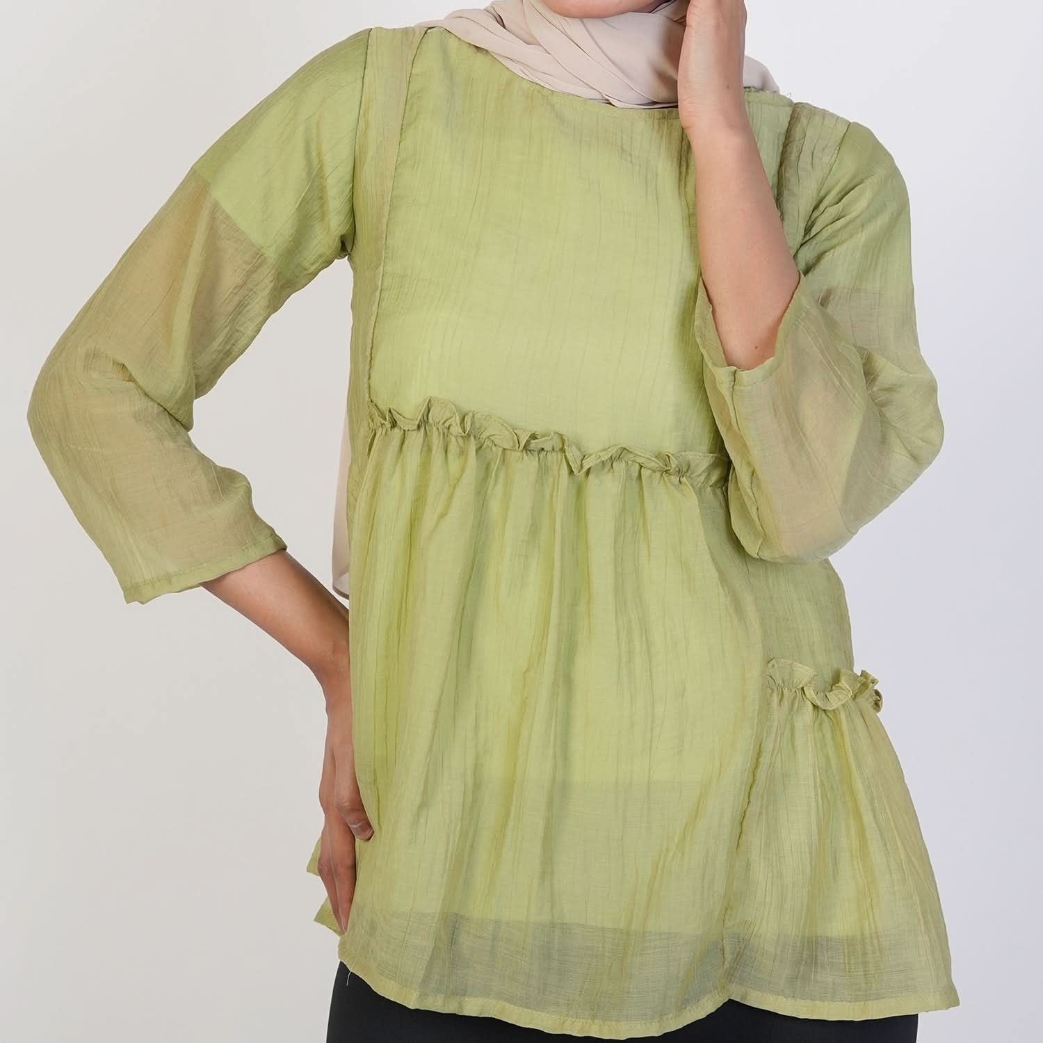 Women's Western Casual Shirt - Green, Women T-Shirts & Tops, Chase Value, Chase Value