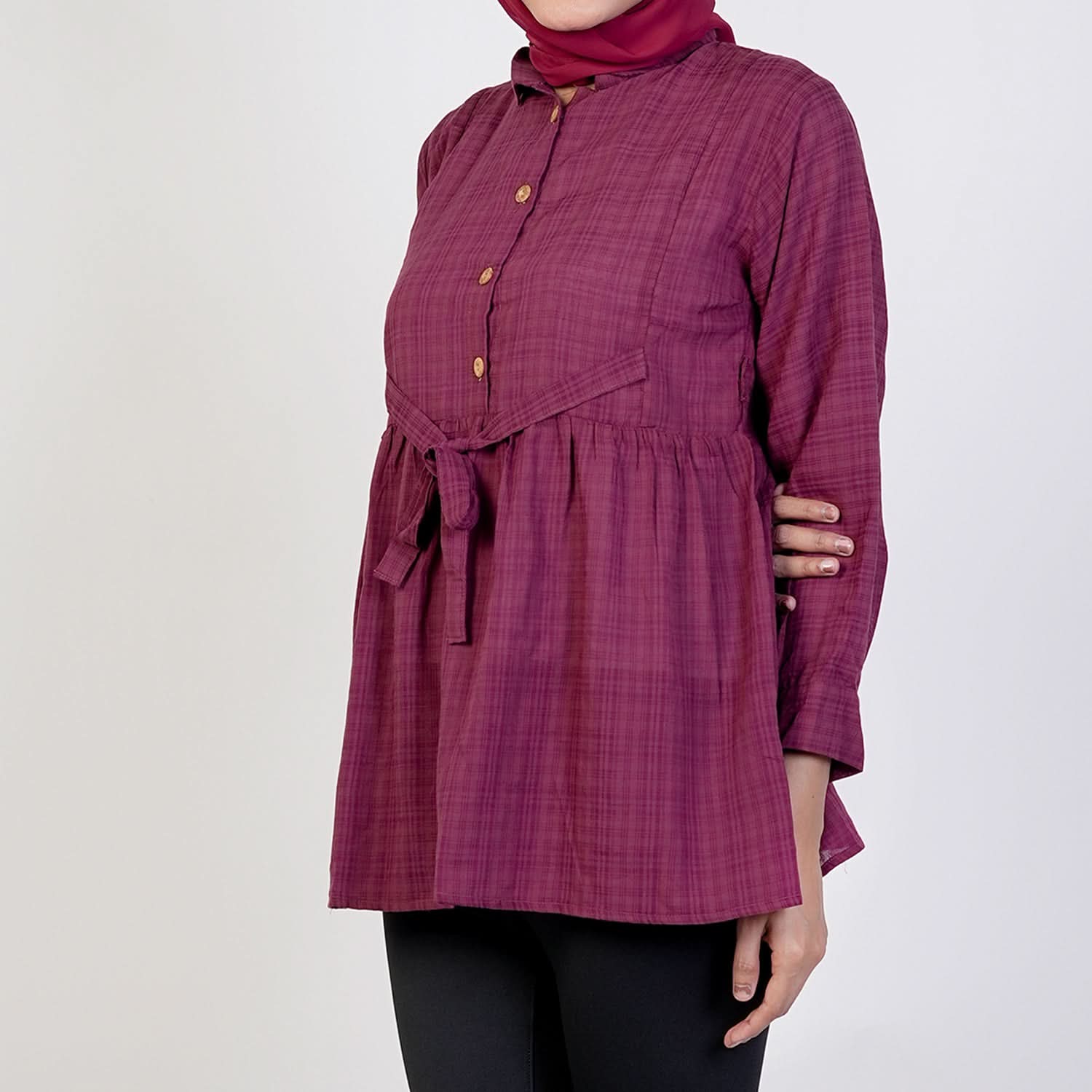 Women's Western Top - Maroon, Women T-Shirts & Tops, Chase Value, Chase Value