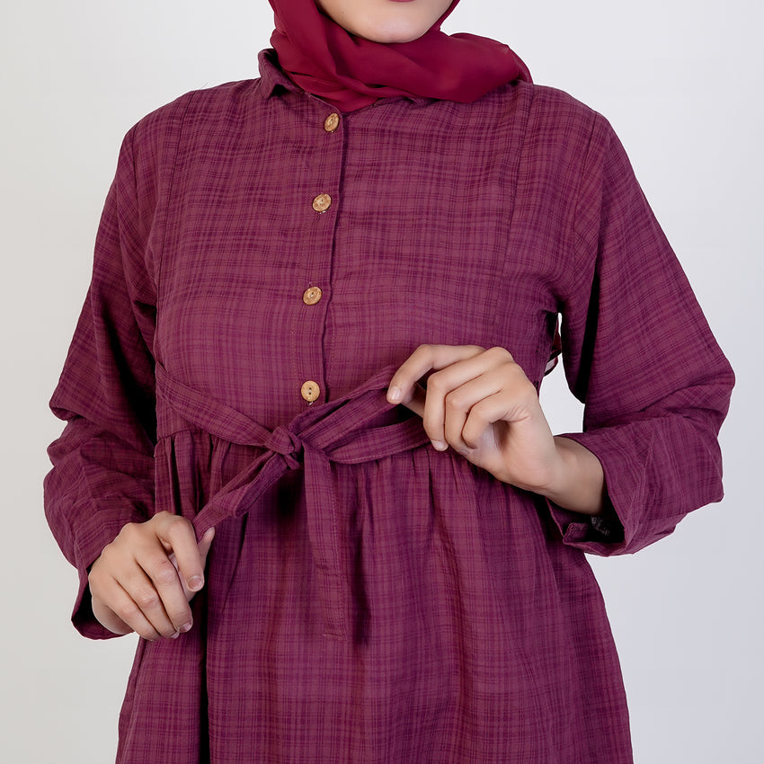 Women's Western Top - Maroon