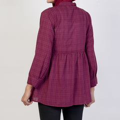 Women's Western Top - Maroon