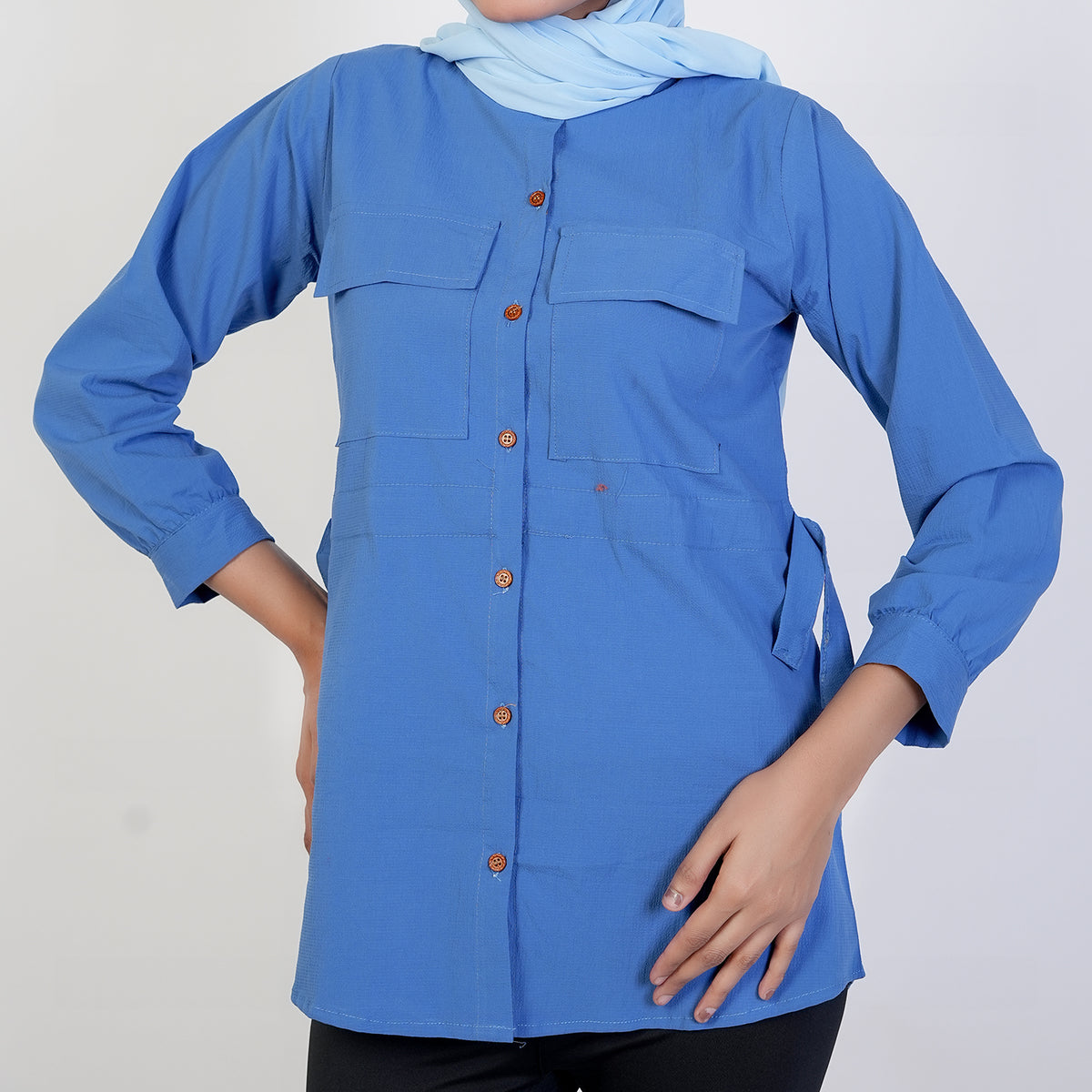 Women's Western Top - Blue, Women T-Shirts & Tops, Chase Value, Chase Value