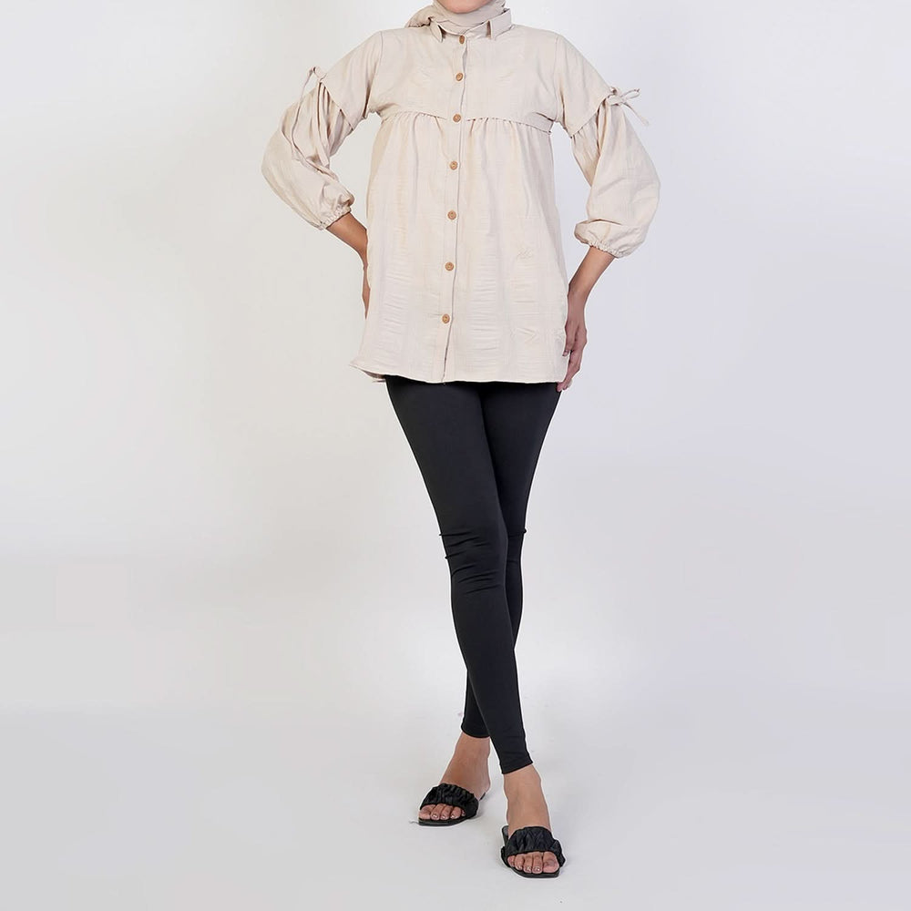Women's Western Casual Shirt - Fawn, Women T-Shirts & Tops, Chase Value, Chase Value