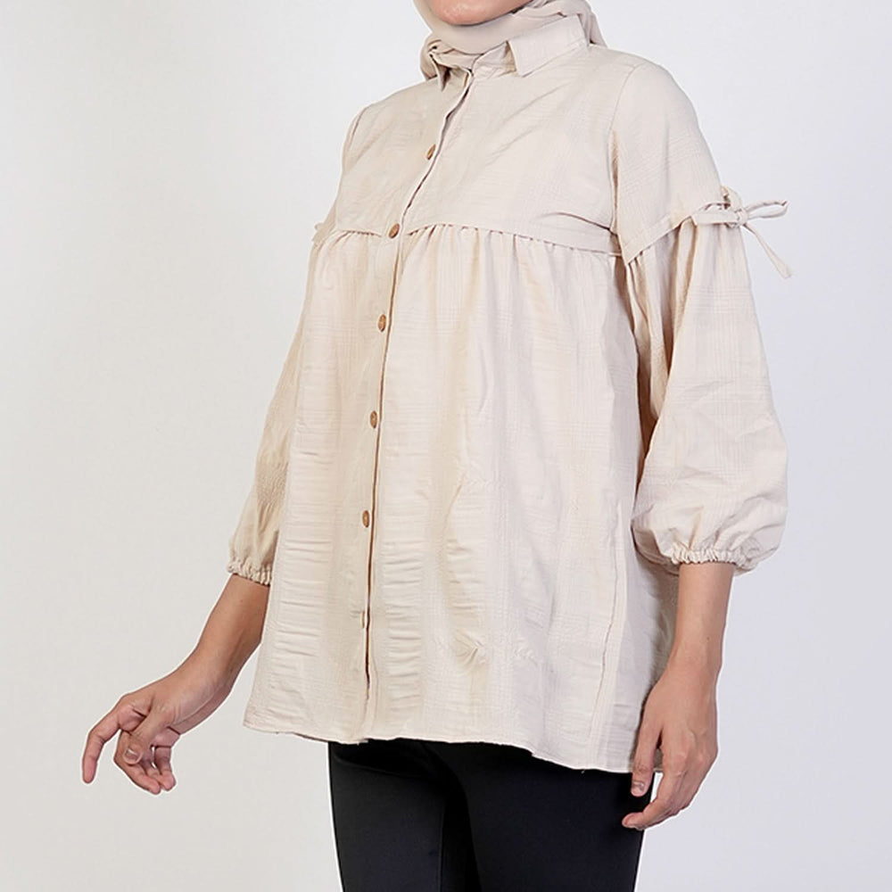 Women's Western Casual Shirt - Fawn, Women T-Shirts & Tops, Chase Value, Chase Value