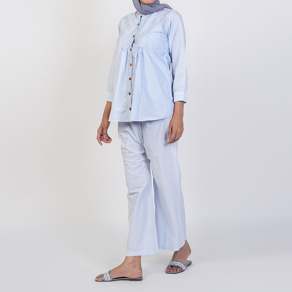 Women's Western Co-Ord Set - Blue