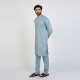 Eminent Men's Trim Fit Kurta Pajama - Blue, Men's Shalwar Kameez, Eminent, Chase Value