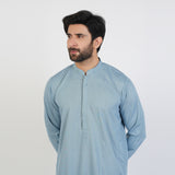 Eminent Men's Trim Fit Kurta Pajama - Blue, Men's Shalwar Kameez, Eminent, Chase Value