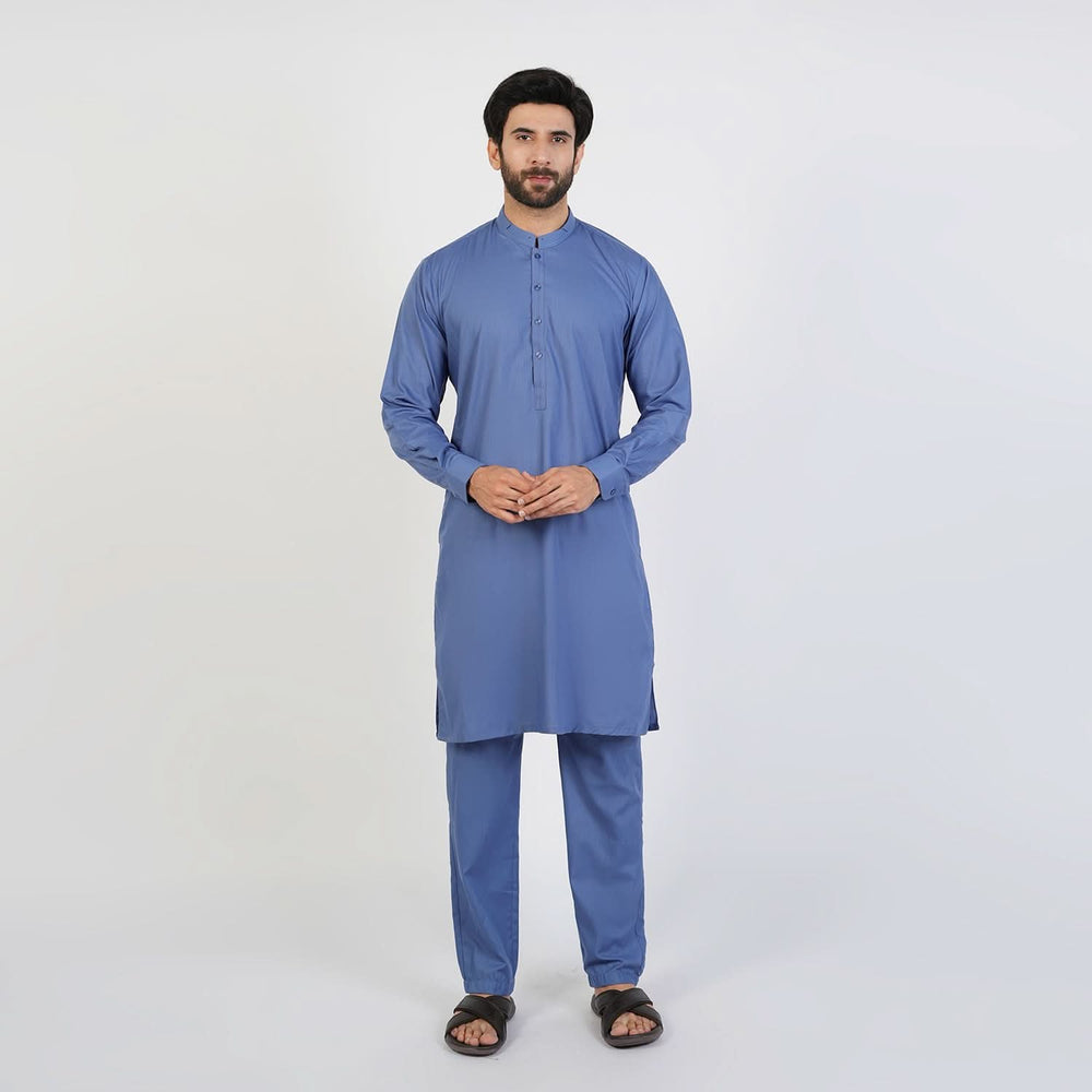 Eminent Men's Trim Kurta Pajama - Navy Blue, Men's Shalwar Kameez, Eminent, Chase Value