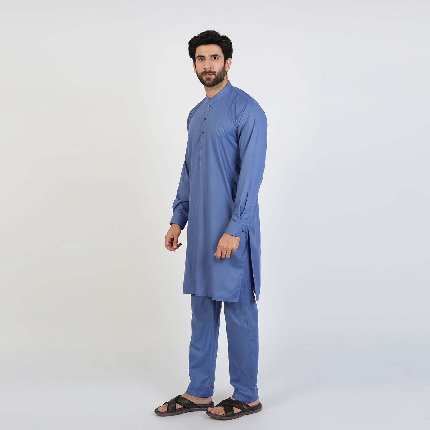 Eminent Men's Trim Kurta Pajama - Navy Blue, Men's Shalwar Kameez, Eminent, Chase Value