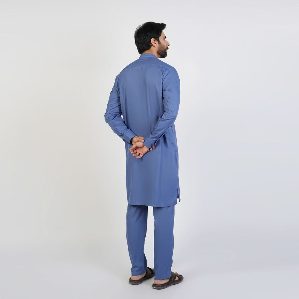 Eminent Men's Trim Kurta Pajama - Navy Blue, Men's Shalwar Kameez, Eminent, Chase Value