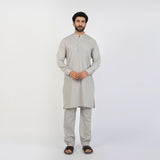 Eminent Men's Trim Kurta Pajama - Light Grey, Men's Shalwar Kameez, Eminent, Chase Value