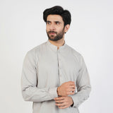 Eminent Men's Trim Kurta Pajama - Light Grey, Men's Shalwar Kameez, Eminent, Chase Value