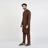 Eminent Men's Kurta Pajama Fancy Suit - Dark Brown, Men's Shalwar Kameez, Eminent, Chase Value