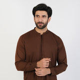 Eminent Men's Kurta Pajama Fancy Suit - Dark Brown, Men's Shalwar Kameez, Eminent, Chase Value